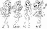 Coloring Ever After High Fairest Getting Pages Apple sketch template