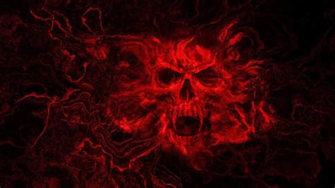 bloody skull blood horror desktop moving background  desktop wallpapers