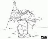Arco Indios Flecha Indio Indiano Ausmalbilder Flechas Ragazzo Americans Colorare Indiani Disegni Indians Indianen Jongen Indiase Boeg Pfeil Indianer Bogen sketch template