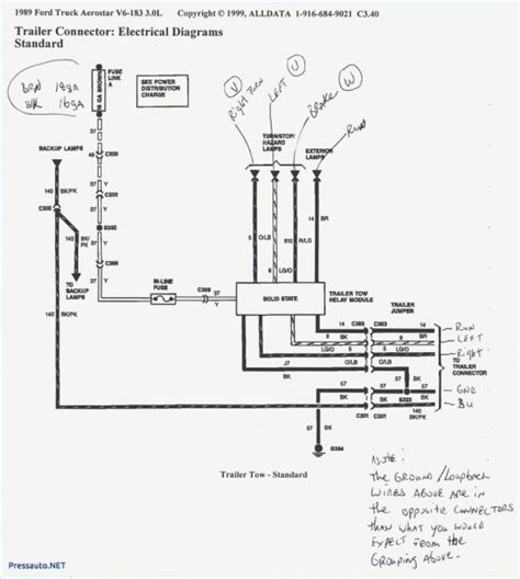 ford  trailer wiring harness diagram