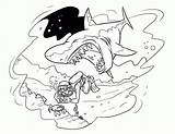 Coloring Shark Pages Mouth Printable Monster Open Colouring Sharks Great Angry Print Coloringhome Library Clipart sketch template