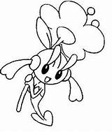 Coloring Pages Plusle Minun Pokemon Getcolorings sketch template
