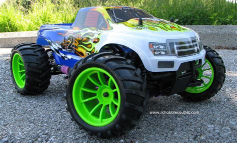 New 1 10 Scale Hsp Radio Control Nitro 4wd Rc Monster