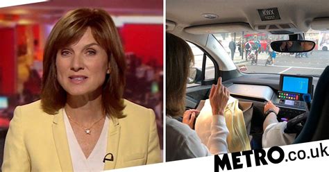 fiona bruce has to get police car to present bbc news at six on time