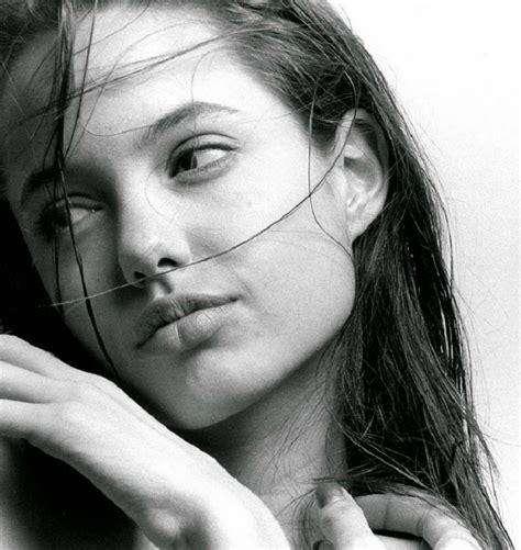 28 Stunning Photos Of Angelina Jolie From Her First Photo Shoot When
