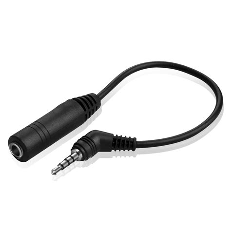 mm male  mm   female stereo audio jack adapter cable  headphone mm