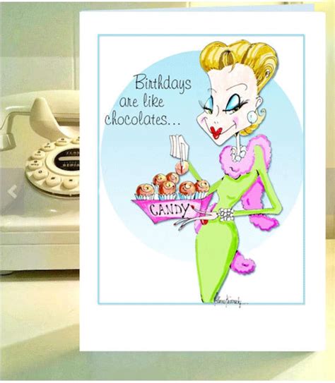 funny birthday funny woman humor card cards for women