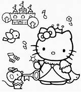 Kitty Hello Coloring Pages Girls Birthday Happy Princess Color Bestappsforkids Print Principessa Old sketch template