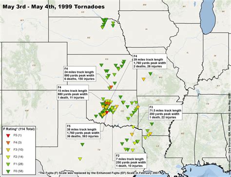 May 3 4 1999 Tornado Outbreak And The Bridge Creek Moore