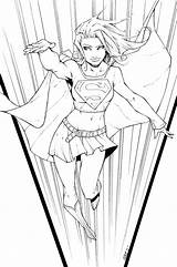 Supergirl Comic Superwoman Olivernome Clip Cartoon sketch template
