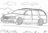 Opel Coloring Omega Caravan Pages Drawing sketch template