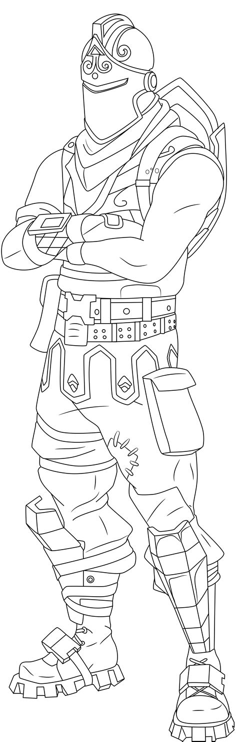 fortnite coloring page gold trooper