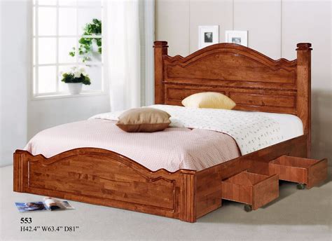 wood double bed designs  box  buy wood double bed