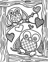 Coloring Pages Owl Girly Cute Colouring Owls Sheets Hard Kids Horned Great Color Printable Print Cartoon Adult Adults Getcolorings Pattern sketch template