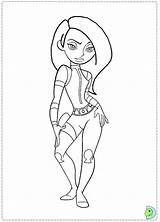 Kim Possible Coloring Pages Dinokids Print Pokemon Cartoons Close Library Go Popular sketch template