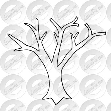 winter tree outline  classroom therapy  great winter tree clipart