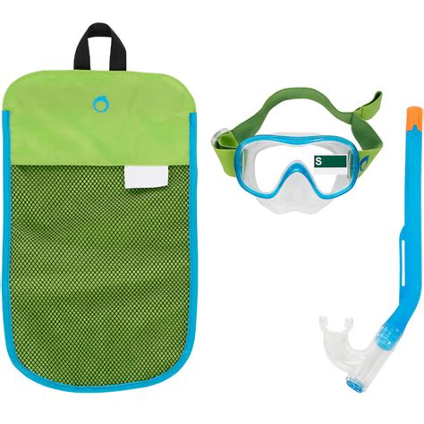 subea snorkelset duikbril en snorkel frd  voor kinderen decathlonnl