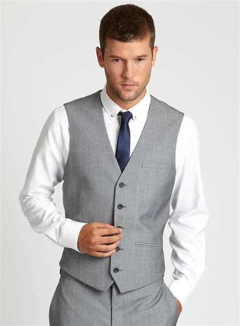 mens fashion mens clothing accessories burton grey vest groomsmen groom  groomsmen
