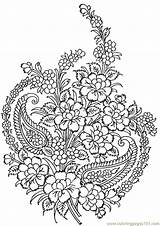 Coloring Pages Pattern Textile Coloringpages101 Advanced sketch template