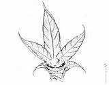 Coloring Weed Trippy Pages Stoner Drawings Embroidery Printable Adults Print Color Kids Template sketch template