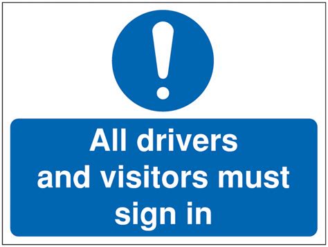 drivers visitors  sign  signs seton
