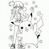Pikachu Coloring Pages Printable Pokemon Kids sketch template