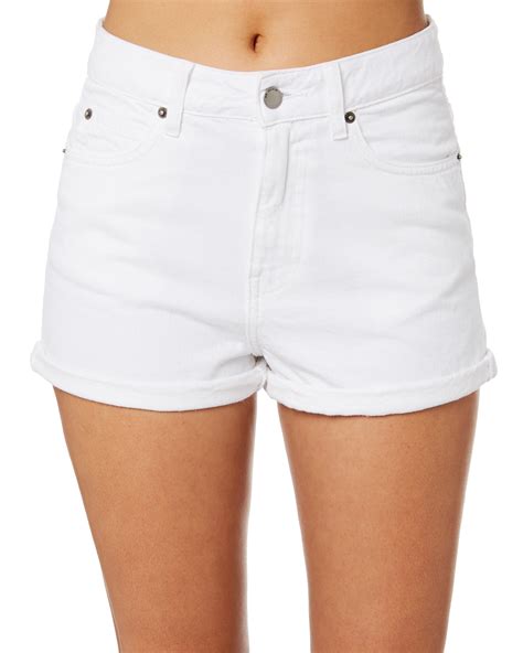 dr denim womens jenn denim short white surfstitch