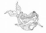 Barbie Sirena Princess Syrenka Sereia Kolorowanki Sirenas Colorir Desenhos Imprimer Princesas Aventura Dreamtopia Mermaidia Coloriage Stampare Druku Dolphin Sin Pobrania sketch template
