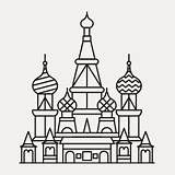 Nastya Noel Russe Yarovaya Moscou Russie Linogravure Choisir Tableau Kathedrale Moskau sketch template