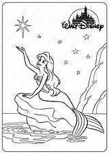 Ariel Disney Flounder Tiana Wydruku Vampirina Kolorowanka Coloringoo Kolorowankę Wydrukuj sketch template