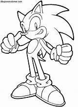 Sonic Sega Coloring Azcolorear sketch template