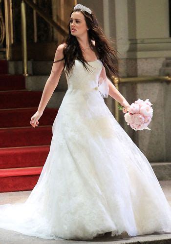 blair waldorf s wedding dress designer is vera wang vestido de