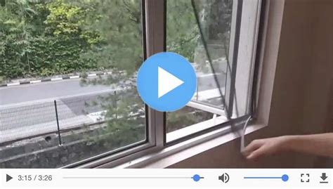 magnetic window screen easy  install  great  video