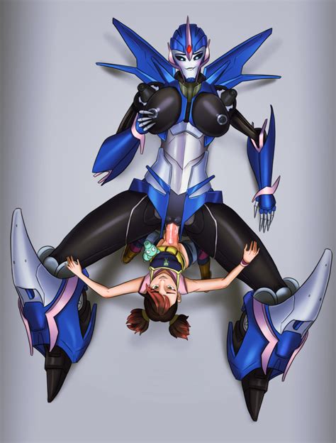 rule 34 2girls arcee autobot breasts female futa on female futanari intersex miko nakadai