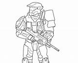 Chief Master Halo Drawing Coloring Pages Getdrawings sketch template