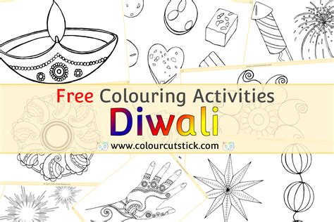 diwali colouringcoloring pages  children kids toddlers