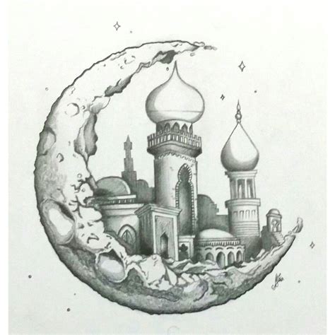 pencil islamic drawings