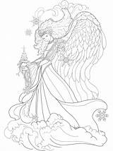 Mystical Coloring Drawing Pages Fairy Printable Getdrawings sketch template
