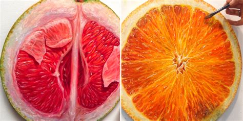 artist paints incredibly realistic fruit portraits business insider