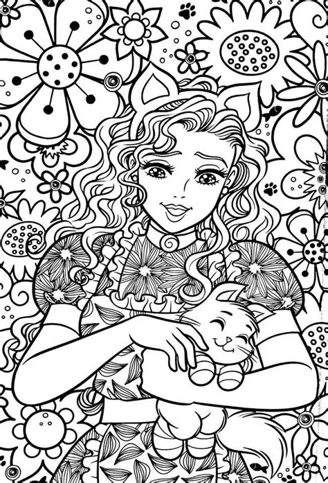 cat coloring page doodle coloring coloring book art animal coloring