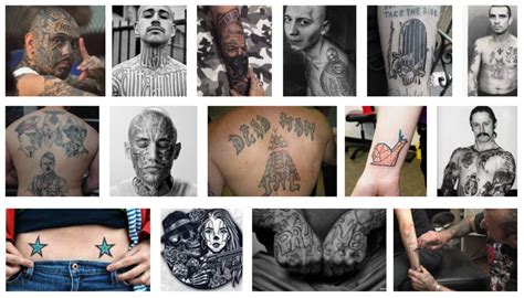 Cool Prison Tattoo Designs Prison Style Tattoo Designs
