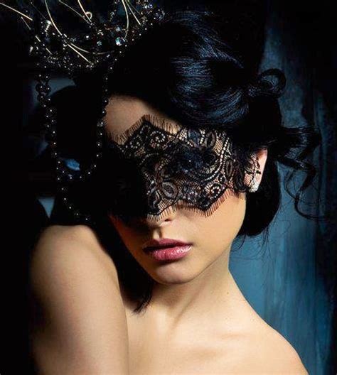 dramatic black lace face mask perfect for masquerade ball on luulla