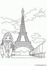 Torre Eiffel Pintar Dibujosyjuegos Pages Tarjetas sketch template
