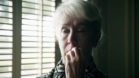 worried confused looking older woman at stock footage sbv 317823474