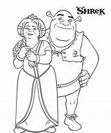 Shrek Fiona Coloring Pages Printable Princess Kids Fun Musical Coloriage Animation Movies Disney Imprimer Sheets School High Drawing Babies Color sketch template