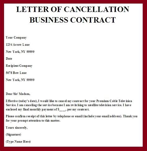 construction contract termination letter sample