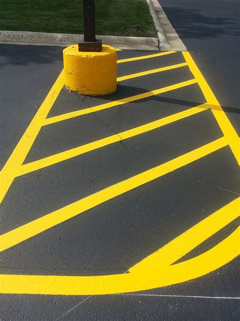 parking lot marking striping truseal