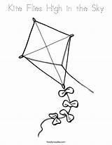 Kite Flies sketch template