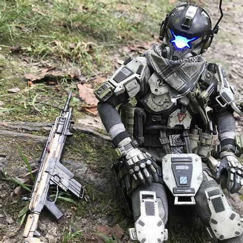 An Imc Pilot Resting R Titanfall