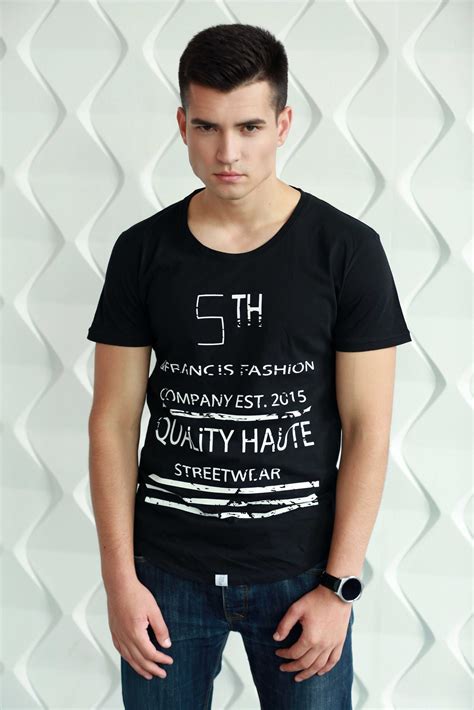 zwart wit  shirt heren  francis casual kleding voor heren